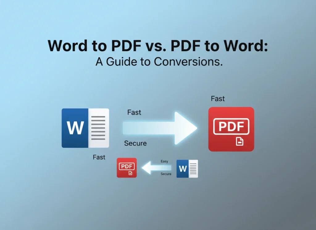Word to PDF vs. PDF to Word: A Guide to Conversions